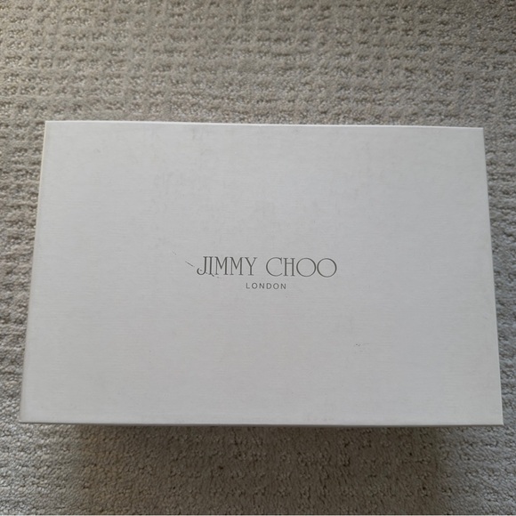 Jimmy Choo Pepper Holographic Python Leather Ankle Wrap Espadrilles Wedge Sandal - Picture 13 of 14